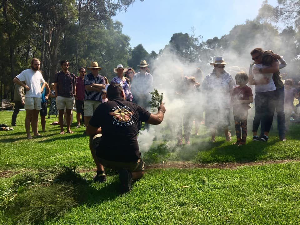 smoking-ceremony smoking ceremony Living culture indigenous aboriginal education mornington peninsula